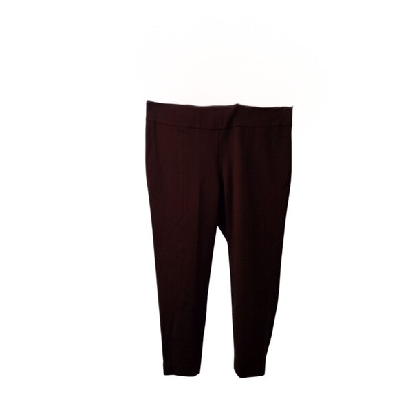 New Directions: Straight Leg Pull-on Pants, Size 3X, Brown - Picture 2 of 7